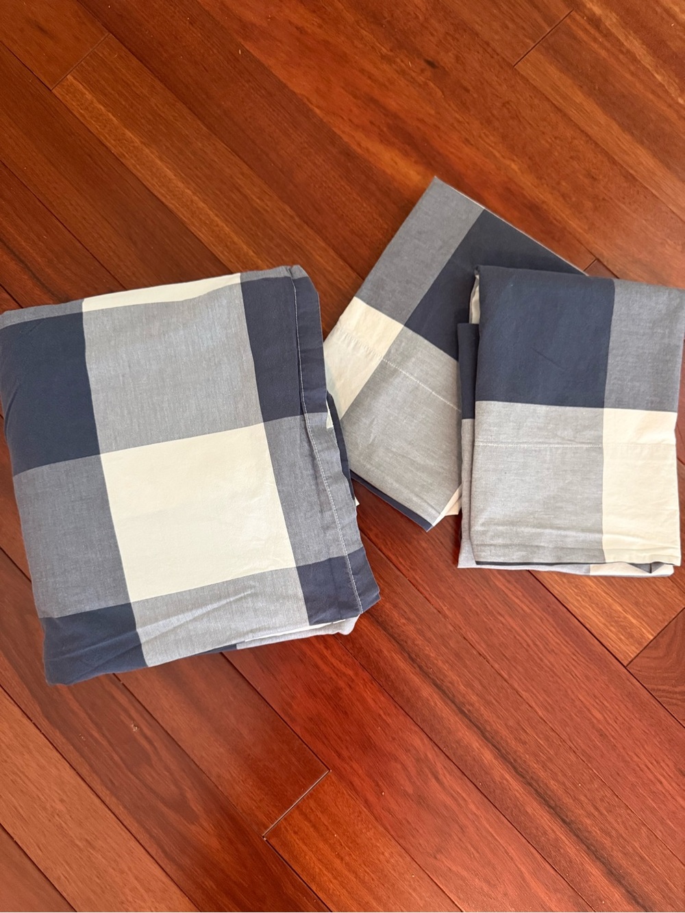 Crate & Kids Crate & Barrel Full Flat Sheet + 2 Pillowcases Organic Cotton